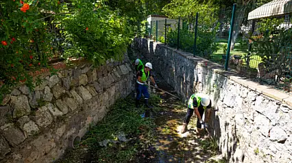 İZSU Yarımada'da taşkın riskine karşı seferberlik başlattı