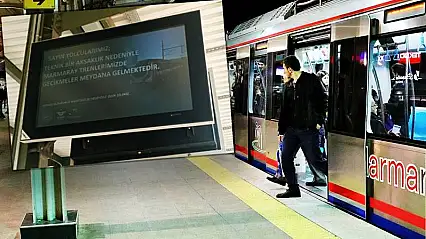 Marmaray'da teknik arıza