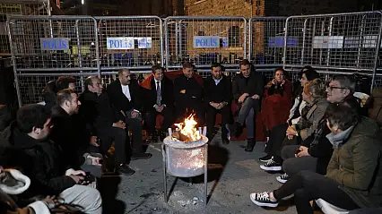 Meslek Fabrikası önünde 'Ata Mirası Nöbeti' sürüyor: Tugay 'Sonuç alana kadar devam'