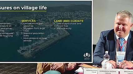 Urla'nın yerel kalkınma modeli uluslararası konferansta anlatıldı