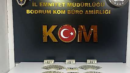 Bodrum'da 46 bin 200 dolarlık sahte para ele geçirildi
