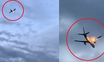 273 Yolcuyu taşıyan yolcu uçağında havada korku dolu anlar