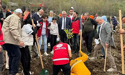 AKAF, milli ağaçlandırma gününde üç ilde fidan dikti