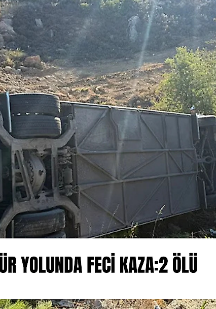 Gümüldür yolunda feci kaza:2 ölü