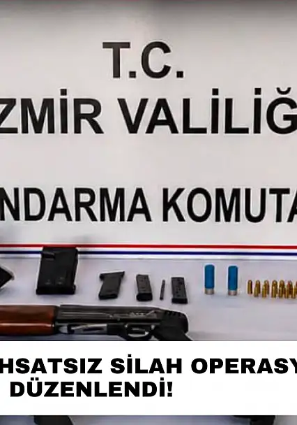 Ödemiş'te Ruhsatsız Silah Operasyonu Düzenlendi!