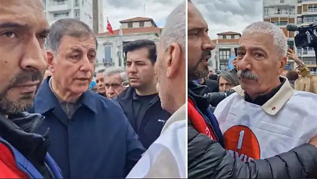 1 Mayıs alanında Cemil Tugay'a şok tepki: 'Burada konuşman işçi sınıfına ihanettir'