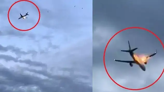 273 Yolcuyu taşıyan yolcu uçağında havada korku dolu anlar