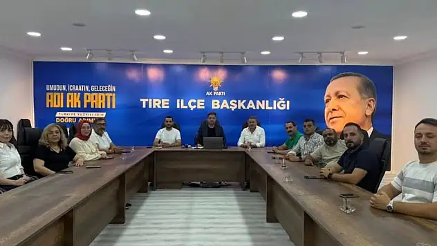 AK Parti Tire Teşkilatından birlik ve disiplin vurgulu haftalık danışma toplantısı