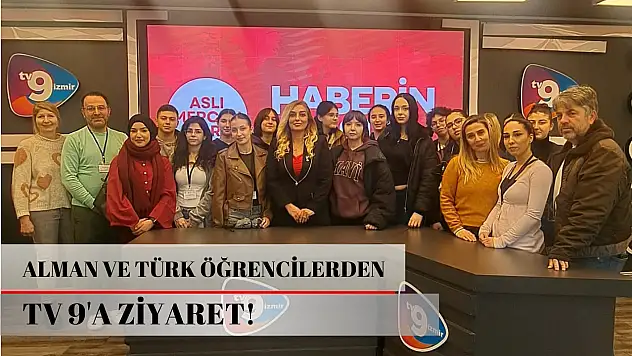 Alman ve Türk öğrencilerden TV9'a ziyaret!