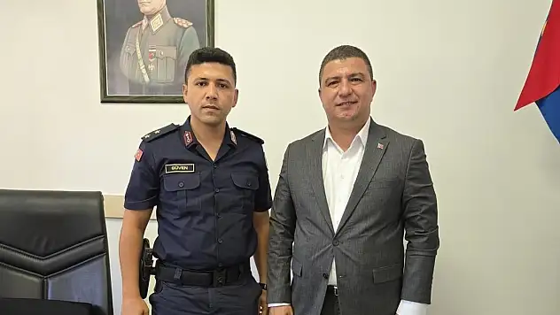 Başkan Okuroğlu'ndan Jandarma Komutanı Güven'e hayırlı olsun ziyareti