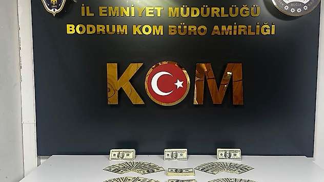 Bodrum'da 46 bin 200 dolarlık sahte para ele geçirildi