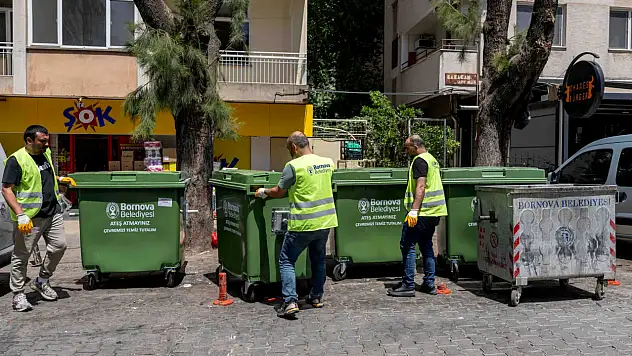 Bornova'nın sokaklarına hijyen takviyesi