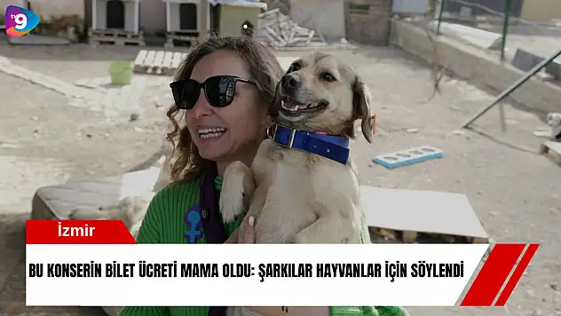 Bu konserin bilet ücreti mama oldu: Şarkılar hayvanlar için söylendi