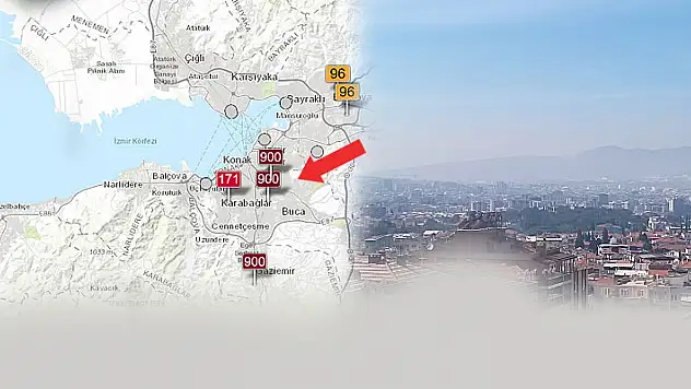 Buca, Konak, Karabağlar ve Gaziemir'de hava kalitesi 'tehlikeli' seviyede