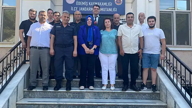 Büyük Birlik Partisi Ödemiş İlçe Teşkilatı'ndan Kaymakam ve Jandarma komutanına ziyaret