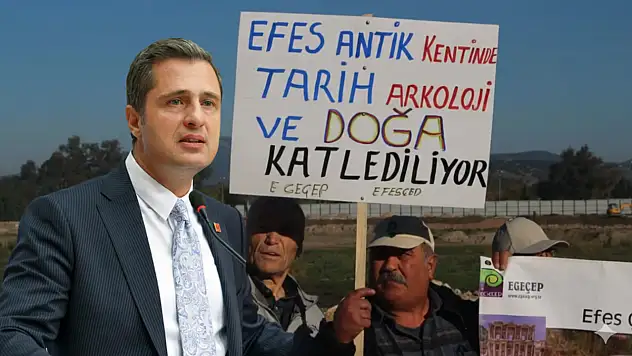 Deniz Yücel'den Efes Antik Kenti'ne 'Asfalt' tepkisi!