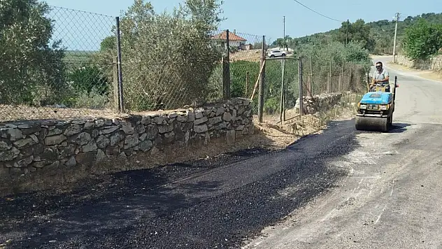 Efes Selçuk'ta kritik yol onarımı tamamlandı: Barutçu-Zeytinköy güzergâhında asfalt çalışması