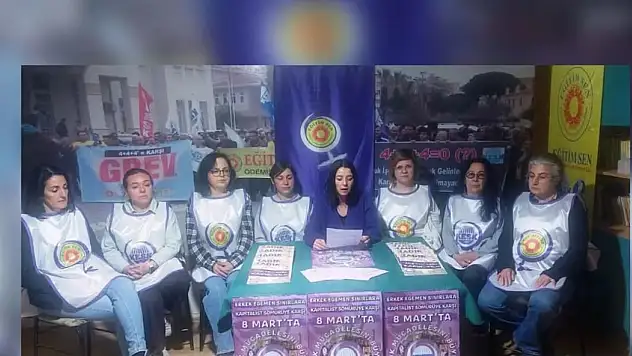 Eğitim-Sen Ödemiş: Aile yılı kadını eve kapatmasın!