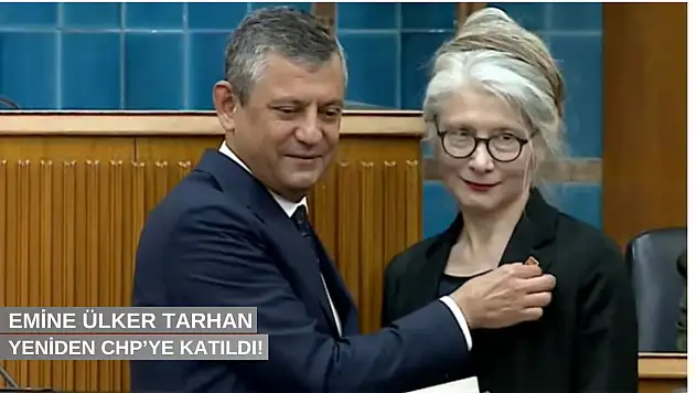 Emine Ülker Tarhan CHP'ye geri döndü: 'Çağırdınız, geldim'