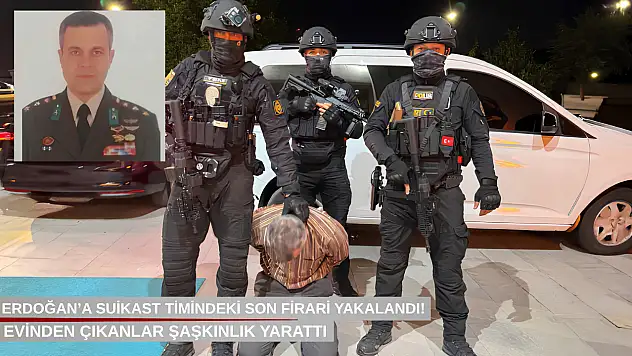 Erdoğan'a suikast timindeki son firari yakalandı! Evinden çıkanlar şaşkınlık yarattı