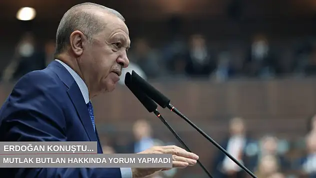 Erdoğan konuştu... Mutlak butlan hakkında yorum yapmadı...