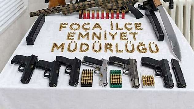 Foça'da düğün magandalarına operasyon: 14 şüpheli yakalandı