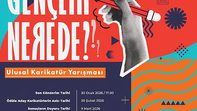 'Gençlik Nerede?' ulusal karikatür yarışması için başvurular başladı