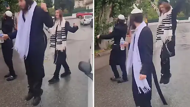 Gürçeşme'de Yahudi grubun hareketleri dikkat çekti!