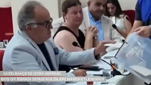 Güzelbahçe'de istifa depremi: Boş oy iddiası siyasi kulisleri hareketlendirdi