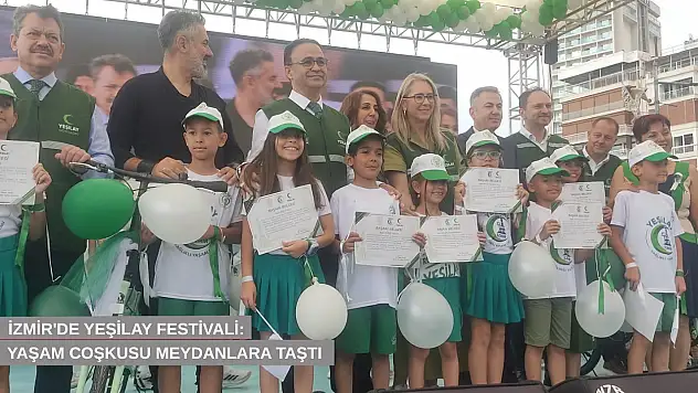 İzmir'de Yeşilay festivali: Bağımsızlık ve sağlıklı yaşam coşkusu meydanlara taştı