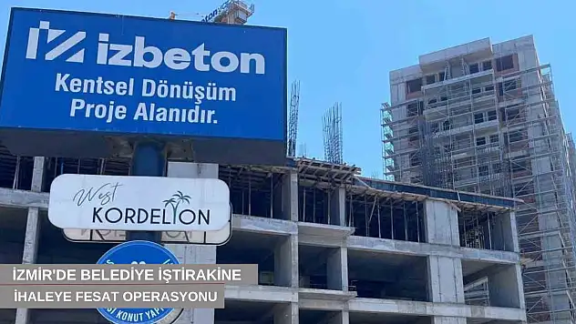 İzmir'de belediye iştirakine ihaleye fesat operasyonu