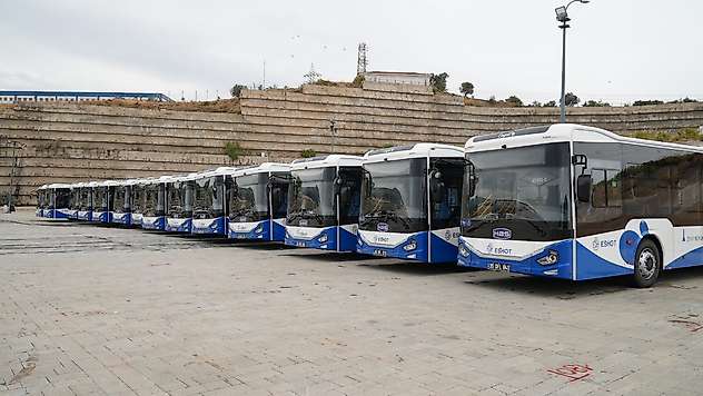 İzmir'e 111 yeni otobüs geliyor