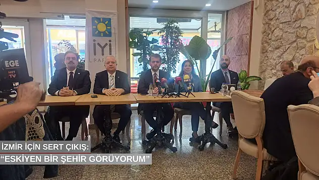 İzmir için sert çıkış: 'Eskiyen bir şehir görüyorum'