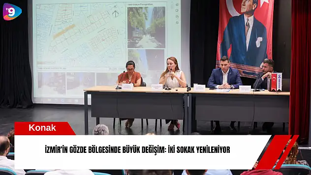 İzmir'in gözde bölgesinde büyük değişim: İki sokak yenileniyor