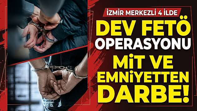 İzmir merkezli FETÖ operasyonu: 4 ilde 21 şüpheli yakalandı