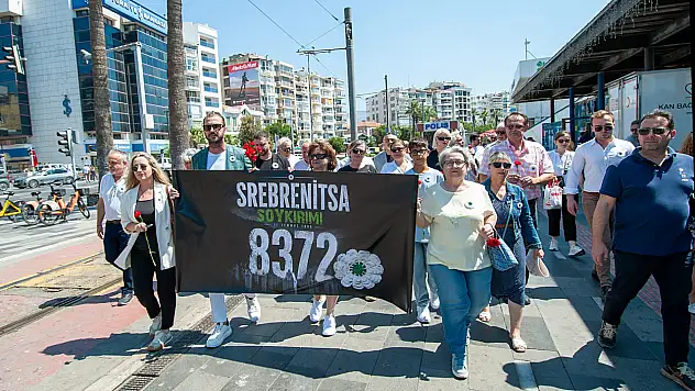 Karşıyaka'dan Srebrenitsa mesajı: 'Unutmadık, Unutturmayacağız'