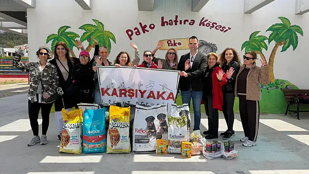 Karşıyaka Sanat Derneği'nden can dostlara yardım