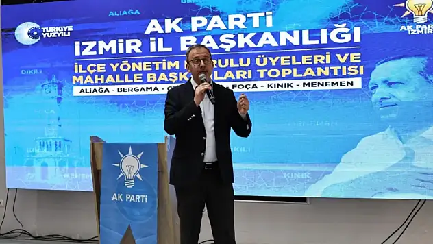 Kasapoğlu İzmir'de teşkilatla buluştu, birlik ve kararlılık mesajı verdi