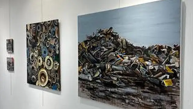 'Katmanlar' Resim Sergisi Trump Art Gallery'de sanatseverlerle buluştu