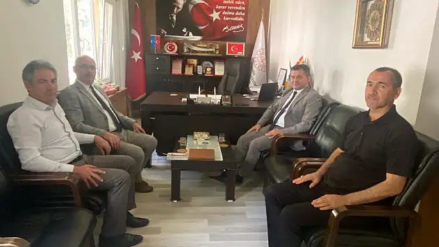 Kaymakam Erdoğan'dan İlçe Milli Eğitim Müdürlüğü'ne ziyaret