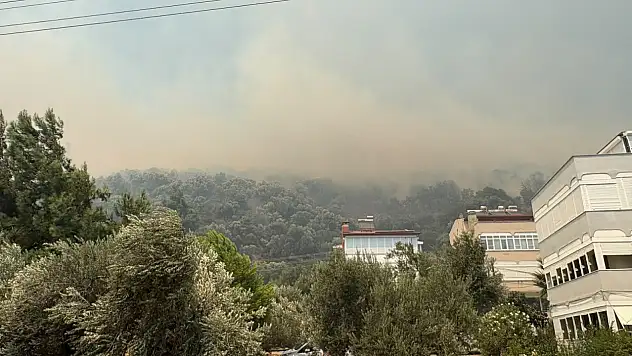 Kazdağları yanıyor! Ekipler seferber oldu