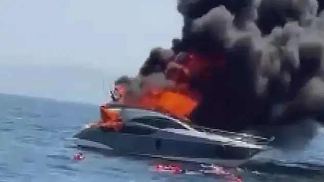 Kınalıada açıklarında dehşet anları