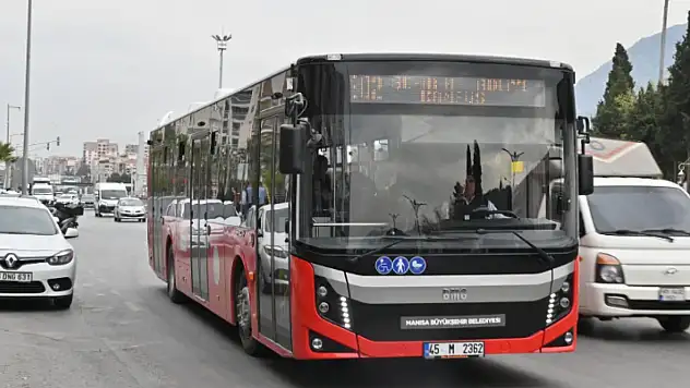 Manisa'da 19 Mayıs'ta toplu ulaşım ücretsiz olacak