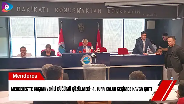 Menderes'te başkanvekili düğümü çözülmedi: 4. tura kalan seçimde kavga çıktı