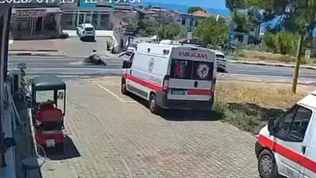 Menderes'te yürek yakan kaza