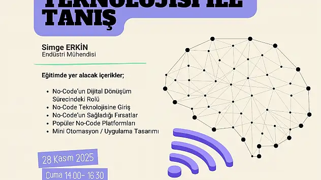 Meslek fabrikası'nda No-Code Teknolojisi eğitimi başlıyor