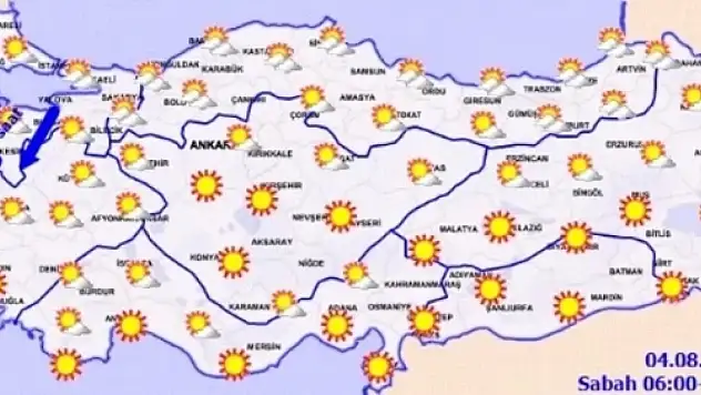 Meteoroloji'den İzmir için sıcaklık ve rüzgar uyarısı