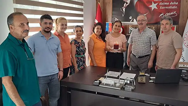 Milli Eğitim personeline veda: Sema Bayraktar yeni görev yerine uğurlandı
