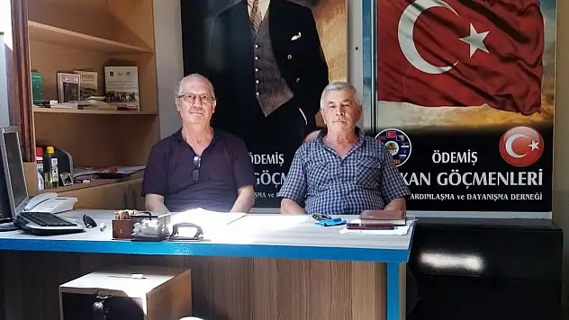 Ödemiş Balkan Göçmenleri Derneği'nde görev değişimi