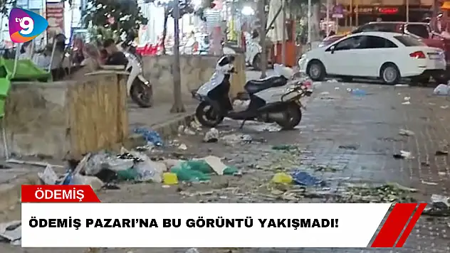 Ödemiş Pazarı'na Bu Görüntü Yakışmadı!